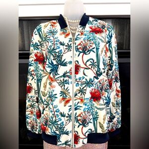 💖NWOT Philosophy Cutest Floral Bomber Jacket